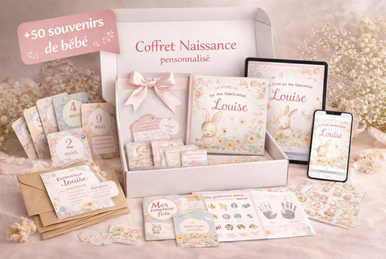 Idéal pour baby shower, annonce de naissance ou cadeau inoubliable